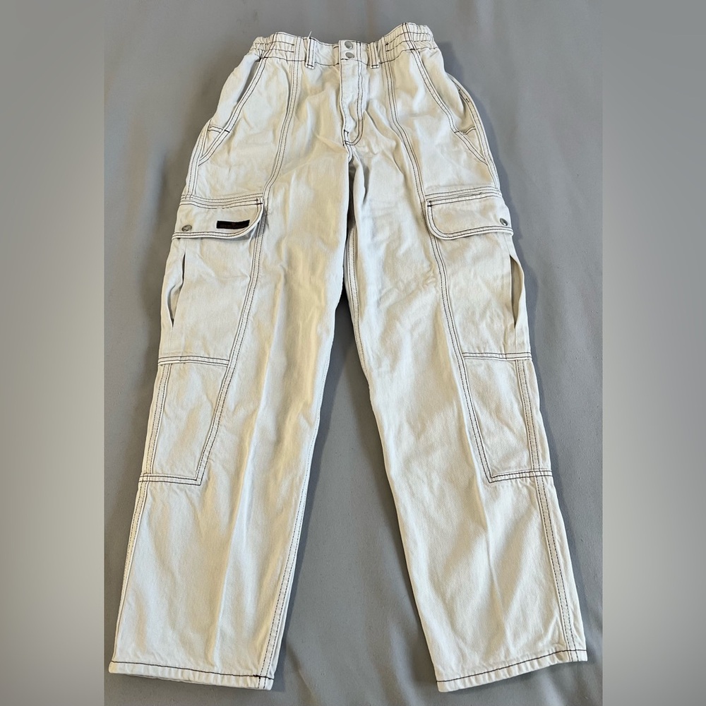 Urban Outfitters BDG Jeans Women’s 28 White Baggy Y2K Cargo Skate Jean
